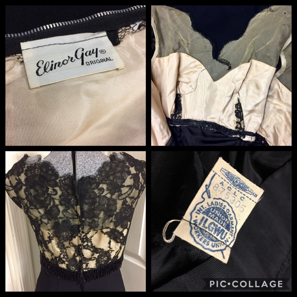 “Elinor Gay” 🖤 VINTAGE DRESS! - Picture 7 of 9